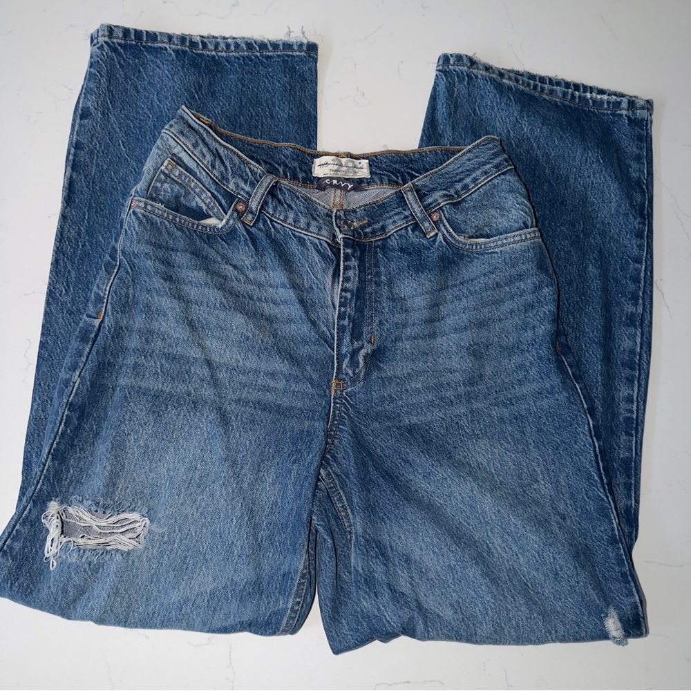 We The Free Distressed Baggy Jeans
